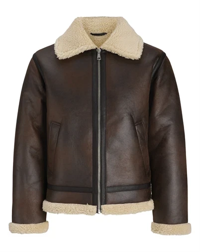 Jack & Jones - JORNorrebro Aviator Jakke - Chocolate Brown 